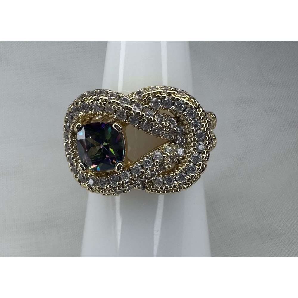 Bomb Party June Size 6 Ring- RG19178 "It Was Always Forever" On Gold Plating